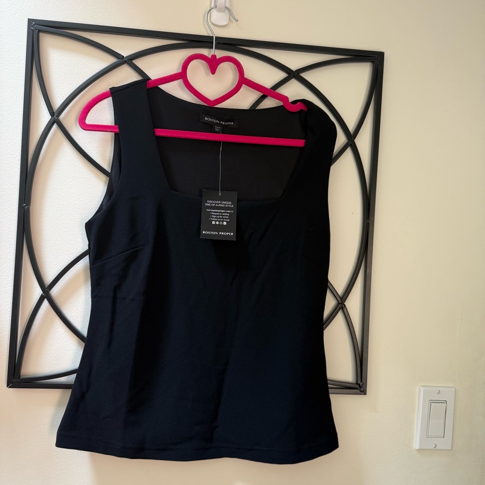 Boston Proper Black Tank Top